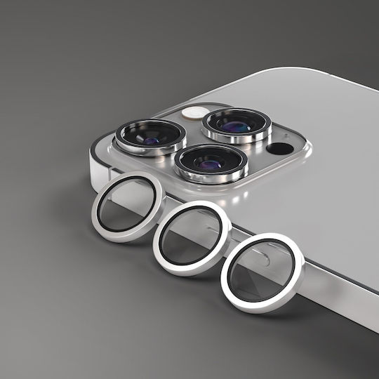 Τζαμάκι Κάμερας Γκρι για iPhone 15 Pro
