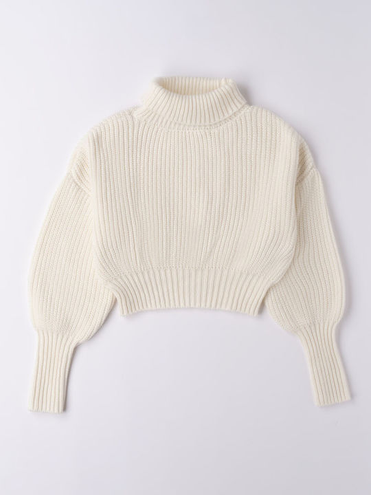 Kinderpullover Langarm Ecru