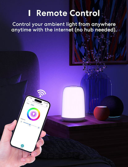 Meross Smart Φωτιστικό LED Θερμό Λευκό Meross Smart Φωτιστικό LED Θερμό Λευκό