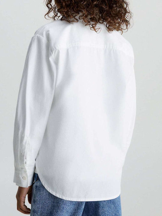 Kids Shirt Long-sleeved White