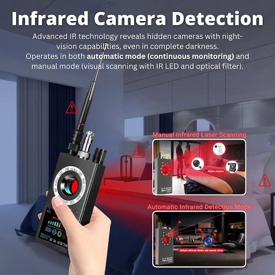 Camera & GPS Tracker Detector 100-8000MHz