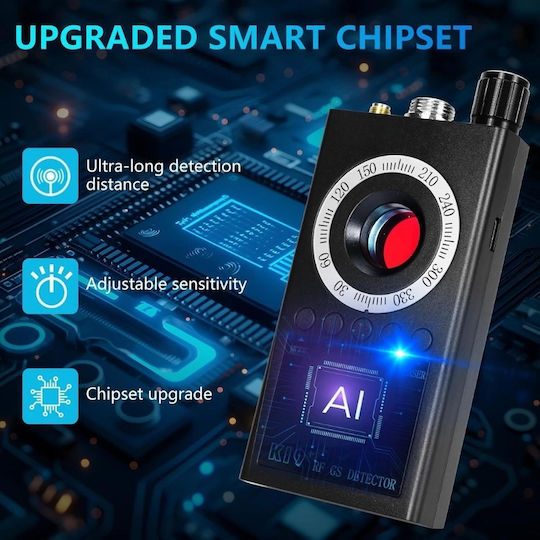 Camera & GPS Tracker Detector 100-8000MHz