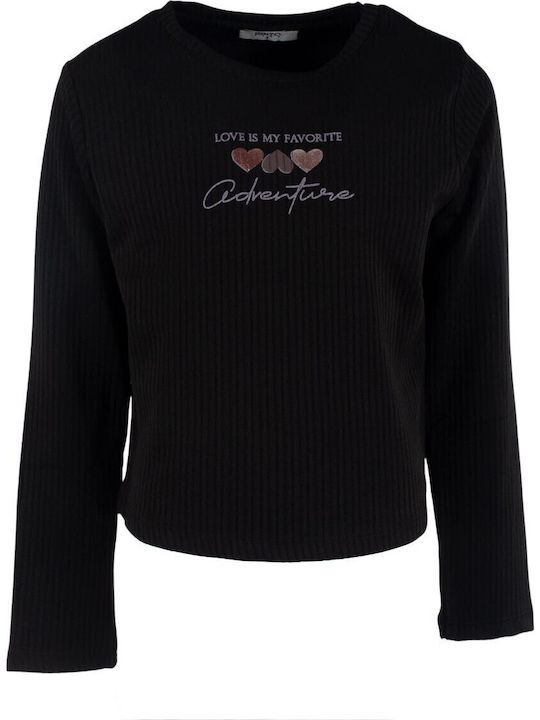 Kids' Shirt Long Sleeve Black