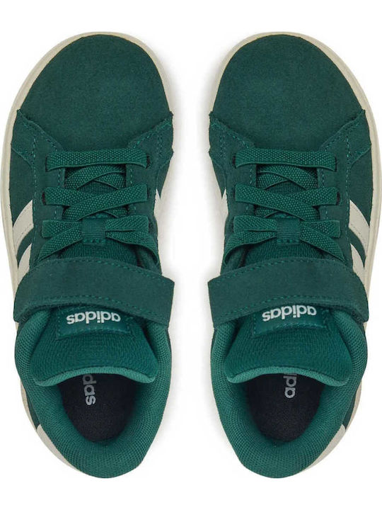 Grand Court 00s Kinder Sneakers mit Klettverschluss Grün