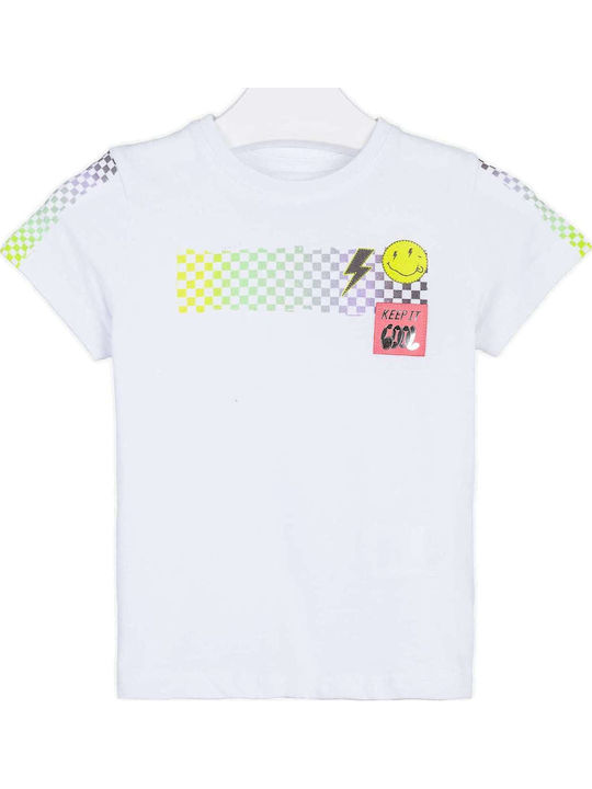 Kinderoberteile T-Shirt Weiß