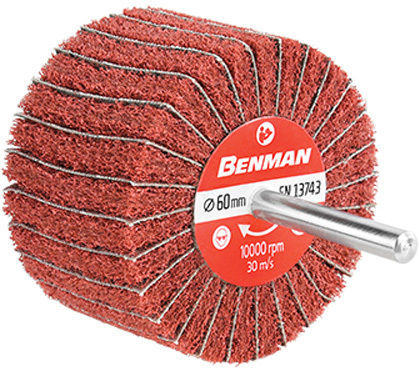 Benman Σβουράκι Λείανσης Αξονάκι Ανάμεικτο 60x40x6mm P150 72075