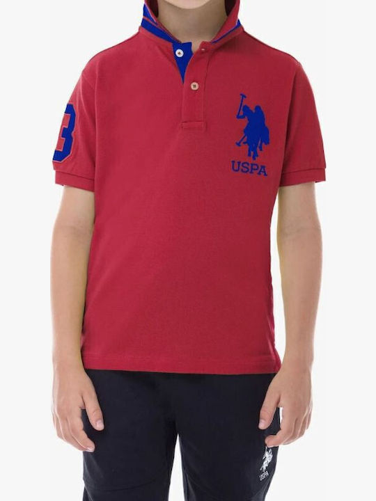 Polo pentru copii Cu mânecă scurtă Dirty Pink Fluo
