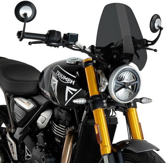 Puig Generation Sport Motorcycle Windshield & Windscreen Tinted Visor for Triumph Speed 21933F