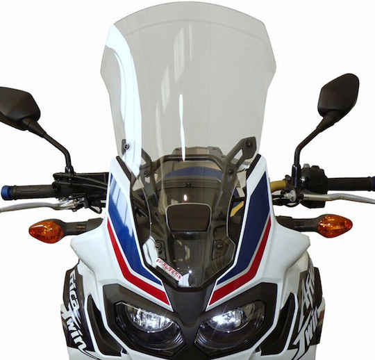 Fabbri Transparentes Visier Motorrad Touring Klar für Honda Afrika Twin CRF1000L 2016-2019 H176/C