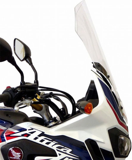 Fabbri Transparentes Visier Motorrad Touring Klar für Honda Afrika Twin CRF1000L 2016-2019 H176/C