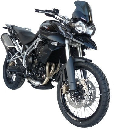 Fabbri Vizieră colorată motocicletă Sport Gen-X Negru mat pentru Triumph Tigru 800 C-XC 2010-2015 TXS124-XDX