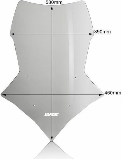 Getöntes Visier Motorrad-Windschutzscheibe für Yamaha Tracer 900 ABS 2018-2020 YA004F