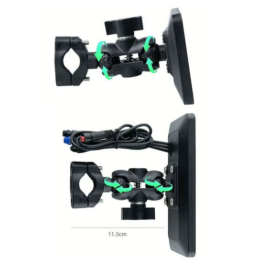 Digital IQ Motorcycle Navigation Display Μοτοσυκλέτας DIQ_PNA_6300_CPA