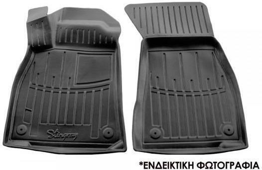 Race Axion Front Mats 2pcs Tray Type for Ford Fiesta 2017 Black