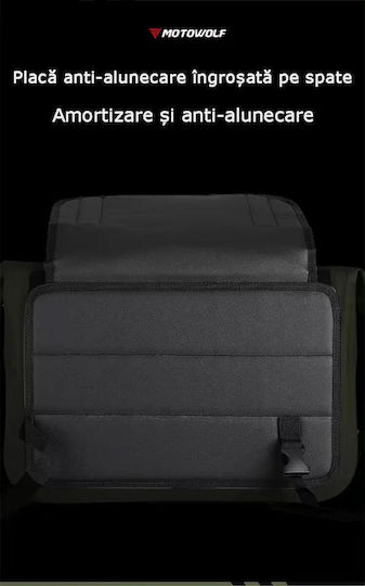 Motowolf MDL Motorcycle Saddle Bags Kit 60l in Black Colour