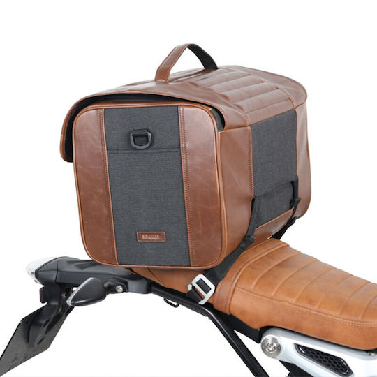 Shad SR28 Cafe Racer Schwanztasche Motorrad-Softtasche 27Es in Braun Farbe