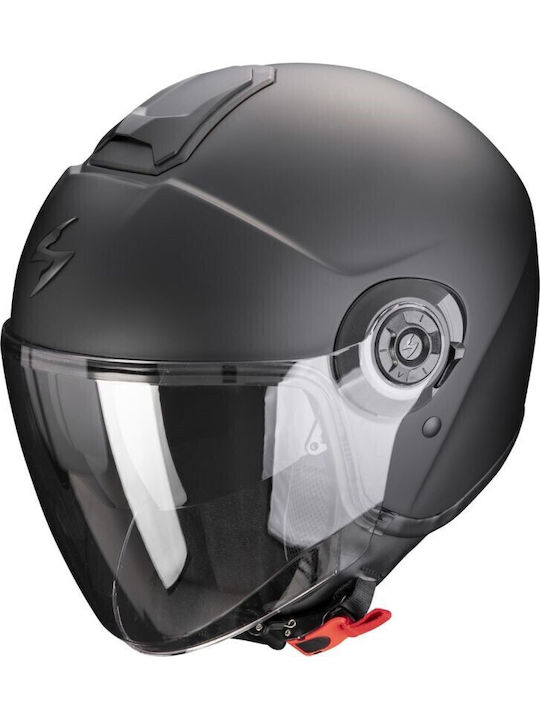 Scorpion Exo-City Solid Jet with Sun Visor ECE 22.05 Black Scorpion Exo-City Solid Jet with Sun Visor ECE 22.05 Black