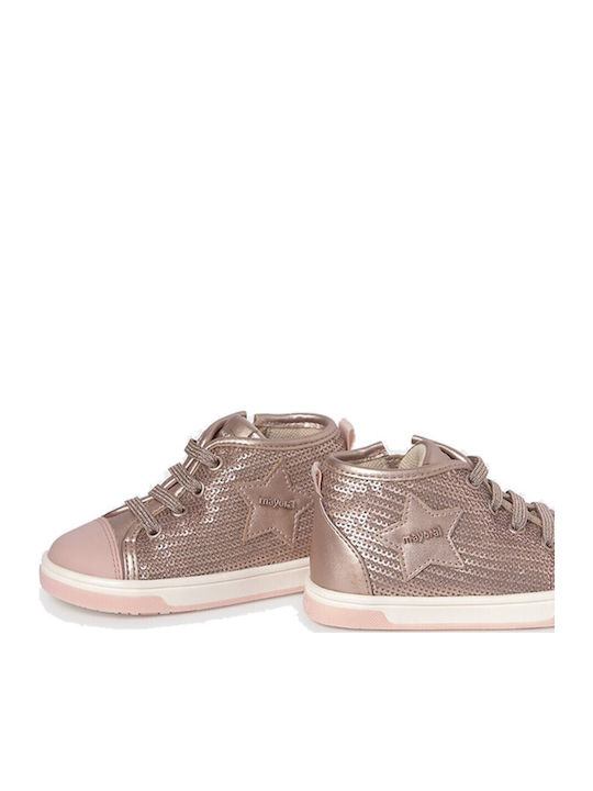 Kinder Sneakers Hoch Rosa