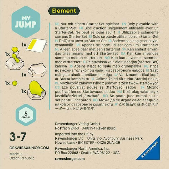 Junior Element Εκπαιδευτικό Παιχνίδι Γνώσεων Gravitrax