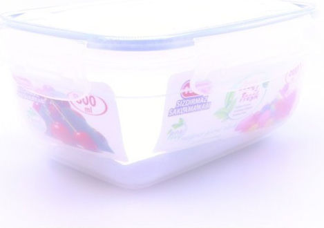 Dunya Lunchbox Kunststoff Transparent 800ml 1Stück