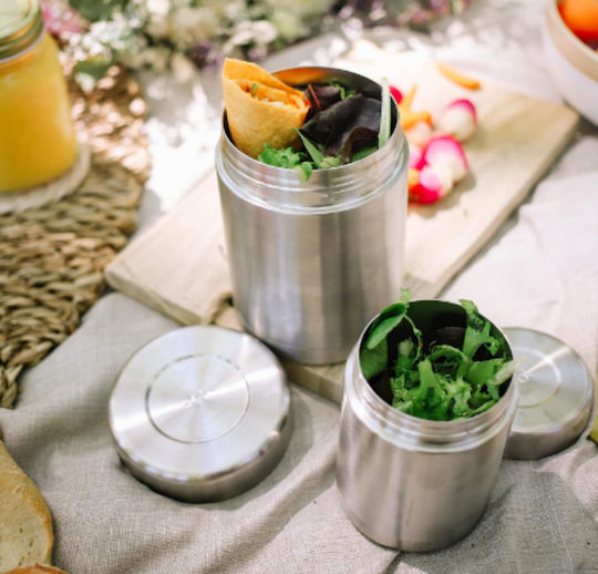 Qwetch Lunchbox Inox Silber 340ml 1Stück