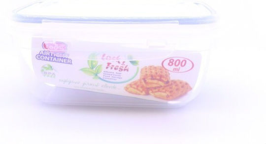 Dunya Lunchbox Kunststoff Transparent 800ml 1Stück