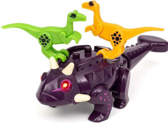Action-Figur Dinosaurier mit Sound und Licht 6cm.