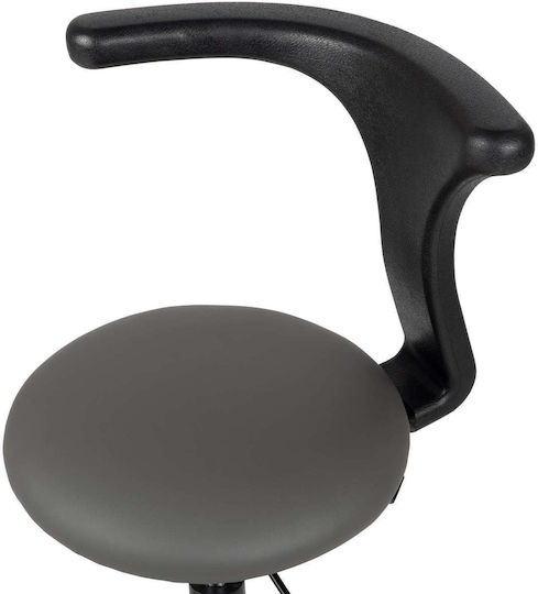 Habys Medical Stool with Backrest Gray T-TACHAO002