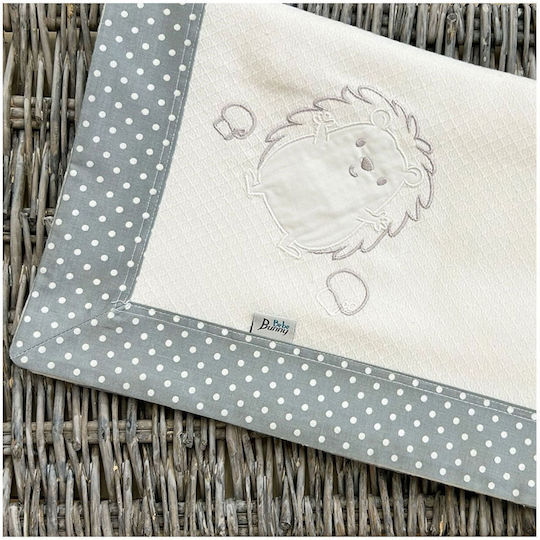 Bunny Bebe Одеяло за пелени Gray Сив 90x90см.