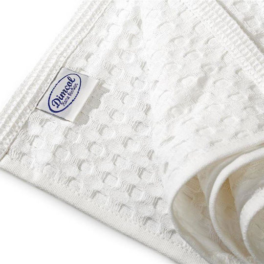 Dimcol Tea Towel from 100% Cotton in White Color 50x70cm Dimcol Tea Towel from 100% Cotton in White Color 50x70cm