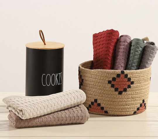 Nef-Nef Homeware Geschirrtuch Mocca 45x68cm