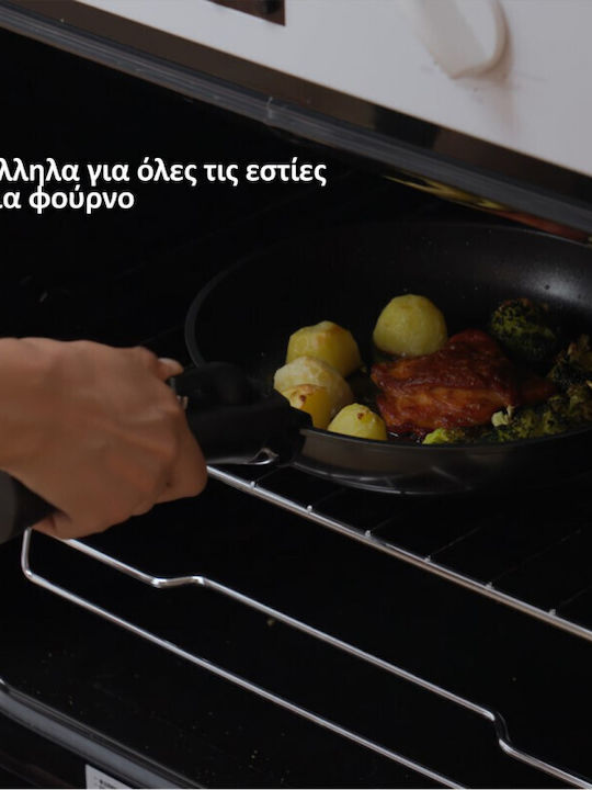 HomeVero Set de vase de gătit din oțel inoxidabil cu strat antiaderent 17buc
