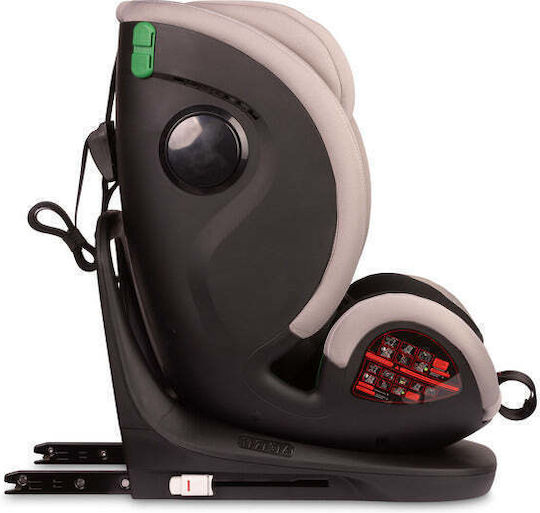 Caretero Securo Καθισματάκι Αυτοκινήτου i-Size με Isofix Γκρι 15-36 kg