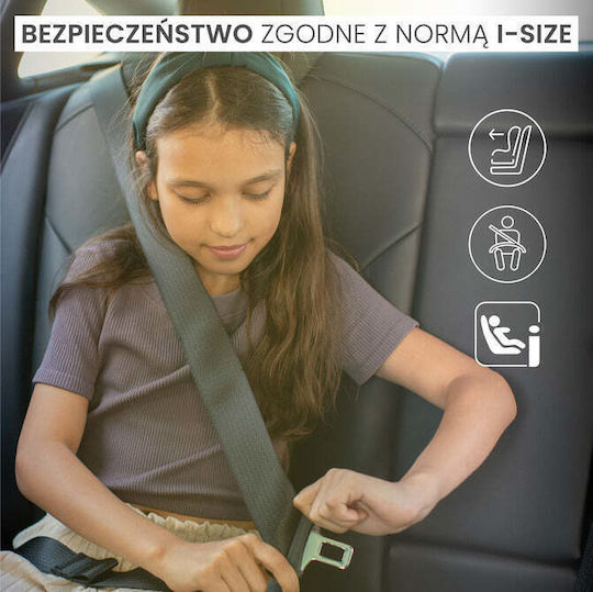 Caretero Jaguar Καθισματάκι Αυτοκινήτου Booster i-Size με Isofix Πράσινο