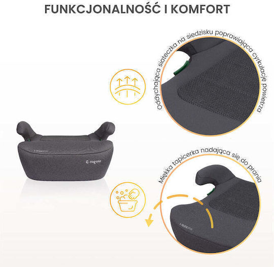 Caretero Jaguar Καθισματάκι Αυτοκινήτου Booster i-Size με Isofix Πράσινο