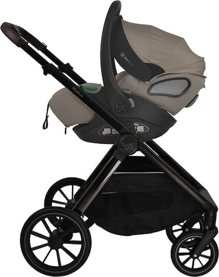 Bebe Stars Baby Καθισματάκι Αυτοκινήτου i-Size Natural Beige