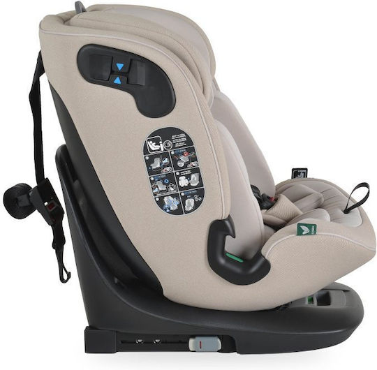 Cangaroo GTS Baby Car Seat i-Size with Isofix Sandstone