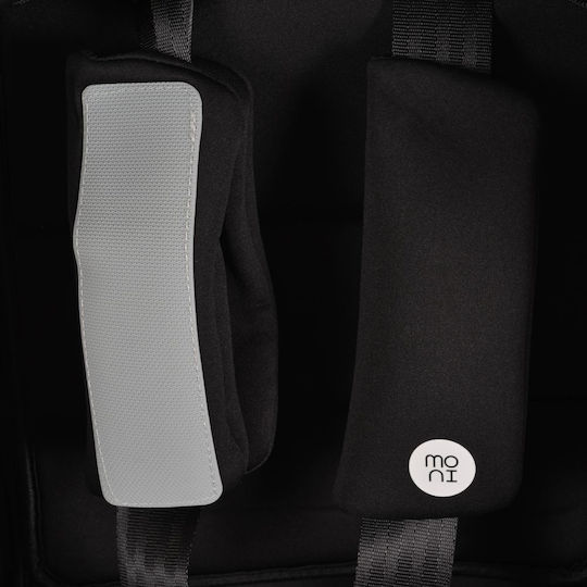 Moni Strike Καθισματάκι Αυτοκινήτου i-Size με Isofix Deep Black 0-36 kg