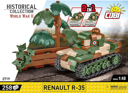 Cobi Blocuri WWII Renault R-35 258buc