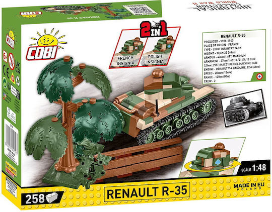 Cobi Blocuri WWII Renault R-35 258buc