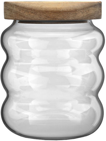 Estia ALLURE Vase General Use with Airtight Lid Glass Transparent 500ml Estia ALLURE Vase General Use with Airtight Lid Glass Transparent 500ml