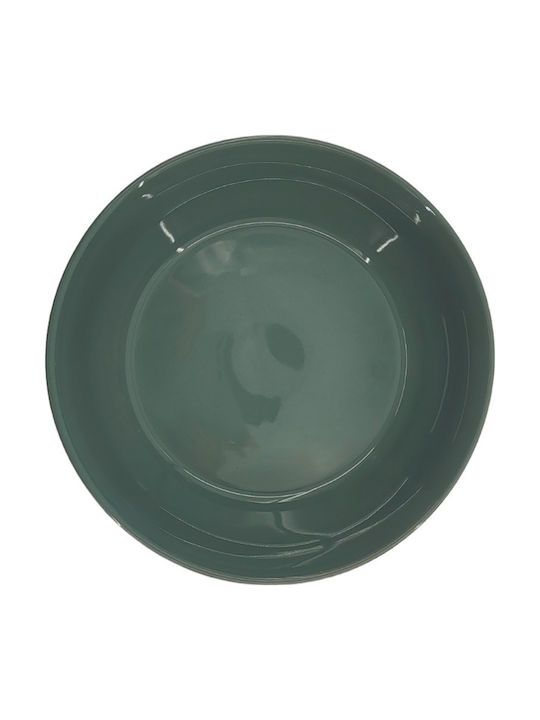 Dot Uranus Porcelain Salad Bowl Blue 23x23x8.5cm