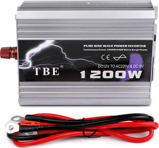 TBE500W Car Inverter 500W to Converter 12V DC in 220V AC with 1xUSB