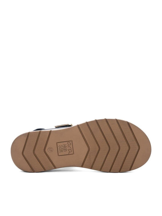 Women's Flat Sandals in Black Color