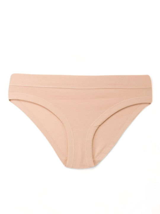 Βαμβακερά Women's Slip 3Pack Beige