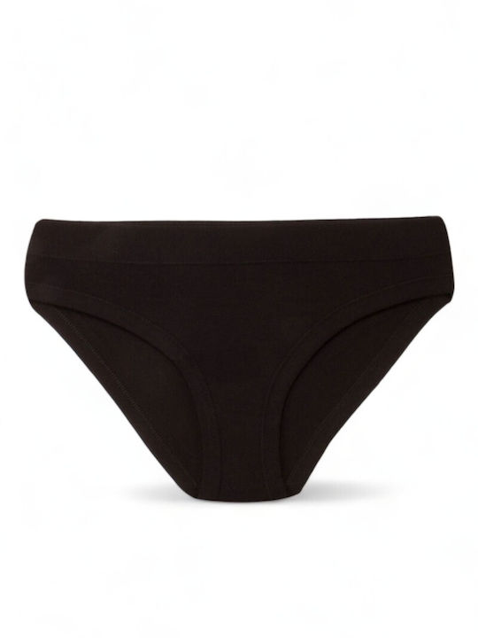 Βαμβακερά Дамско Слип 3Pack Black
