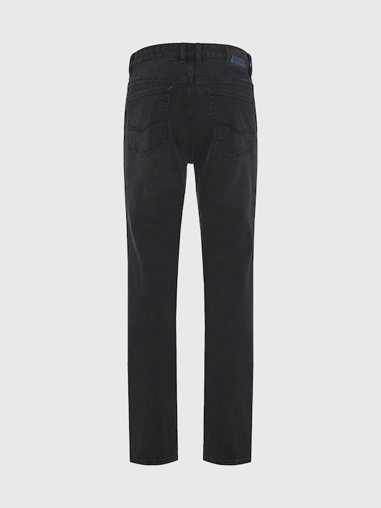 Men's Jeans Pants with Loose Tapered Fit Gray