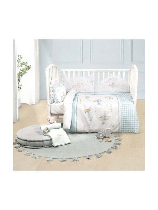 Nima Baby Duvet Cover Set With Pillowcase Multicolour 110x145cm