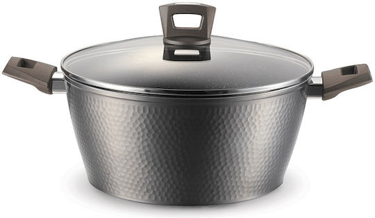 Izzy Onyx Deep Pot made of Cast Aluminum 4.9lt / 28cm