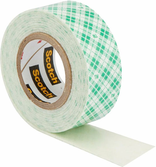 3M Self-Adhesive Double-Sided Tape White 19mmx1.5m 1pcs